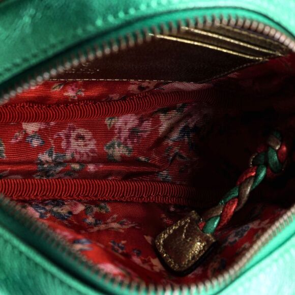 Gucci Trapuntata Camera Shoulder Bag Quilted Laminated Leather Mini Multicolor - Picture 5 of 8